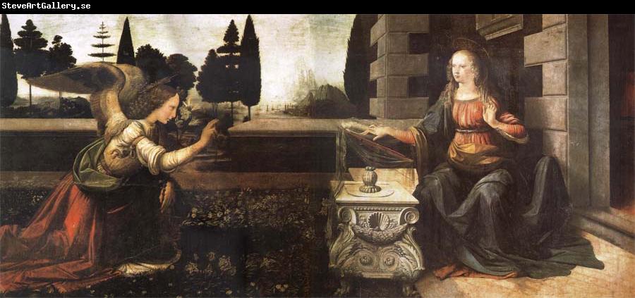 LEONARDO da Vinci The Anunciacion